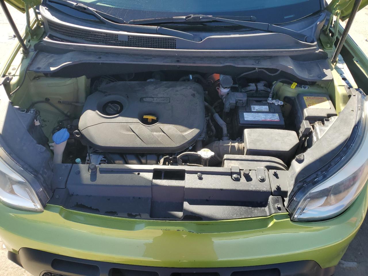 2015 KIA Soul VIN KNDJP3A57F7756873 Copart auction photo, front end / side damage thumbnail 12