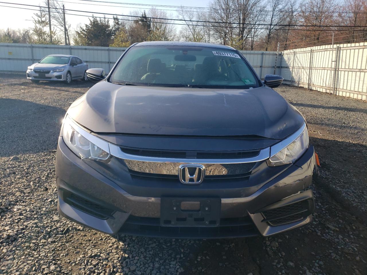 2018 Honda Civic VIN 2HGFC2F59JH537190 Copart auction photo, front end / side damage thumbnail 5