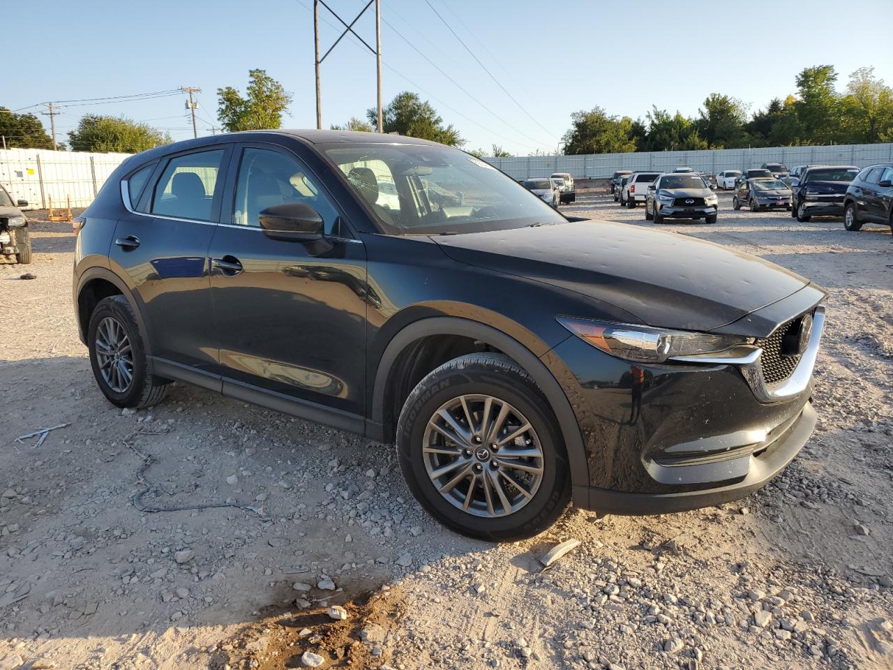 2021 Mazda CX-5 VIN JM3KFABM5M0371861 Copart auction photo, hail / minor dent/scratches damage thumbnail 4