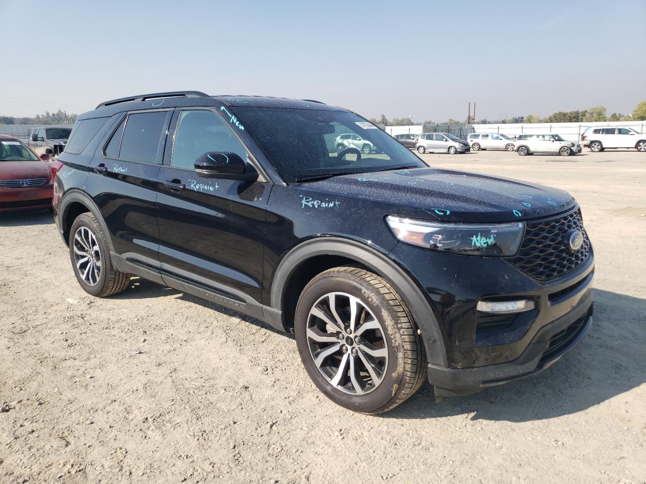 2020 Ford Explorer VIN 1FM5K8GC1LGB16586 Copart auction photo, water/flood damage thumbnail 4