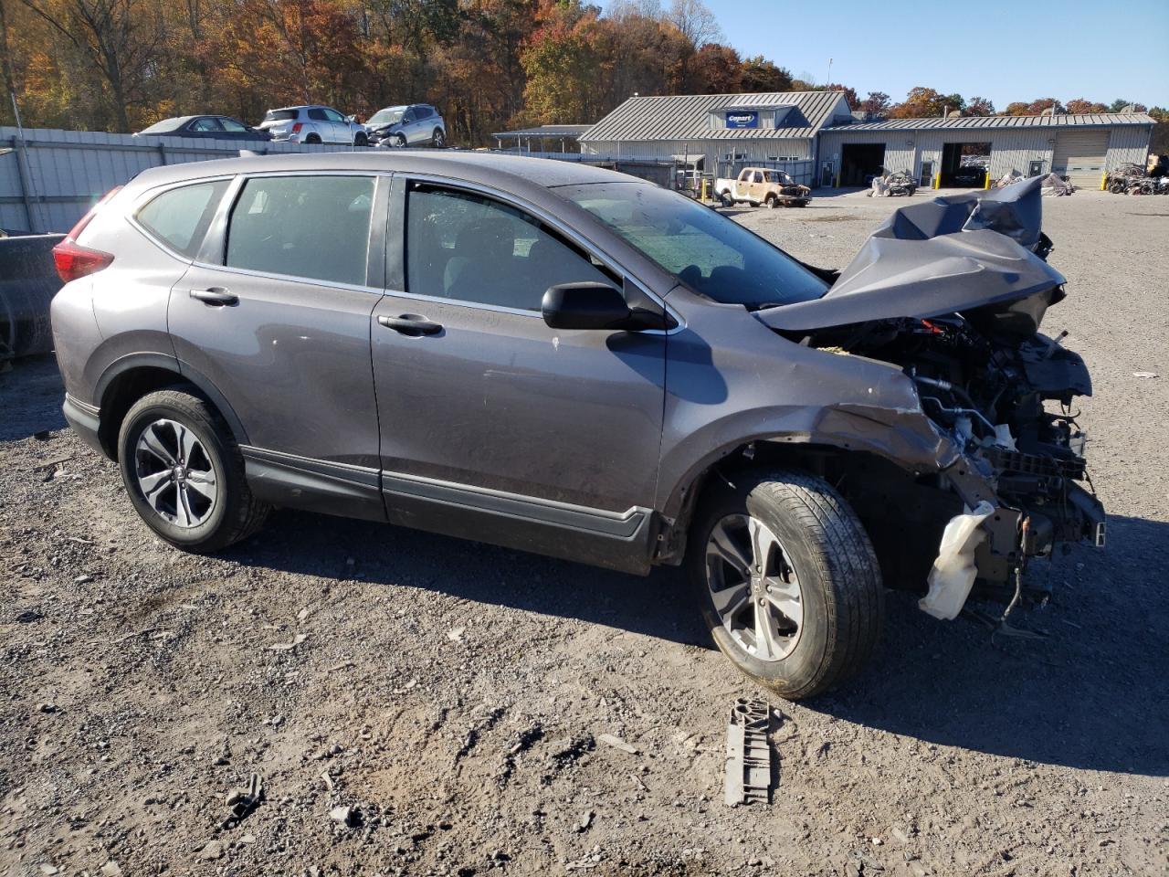 2018 Honda CR-V VIN 2HKRW6H39JH217770 Copart auction photo, front end / rear end damage thumbnail 4