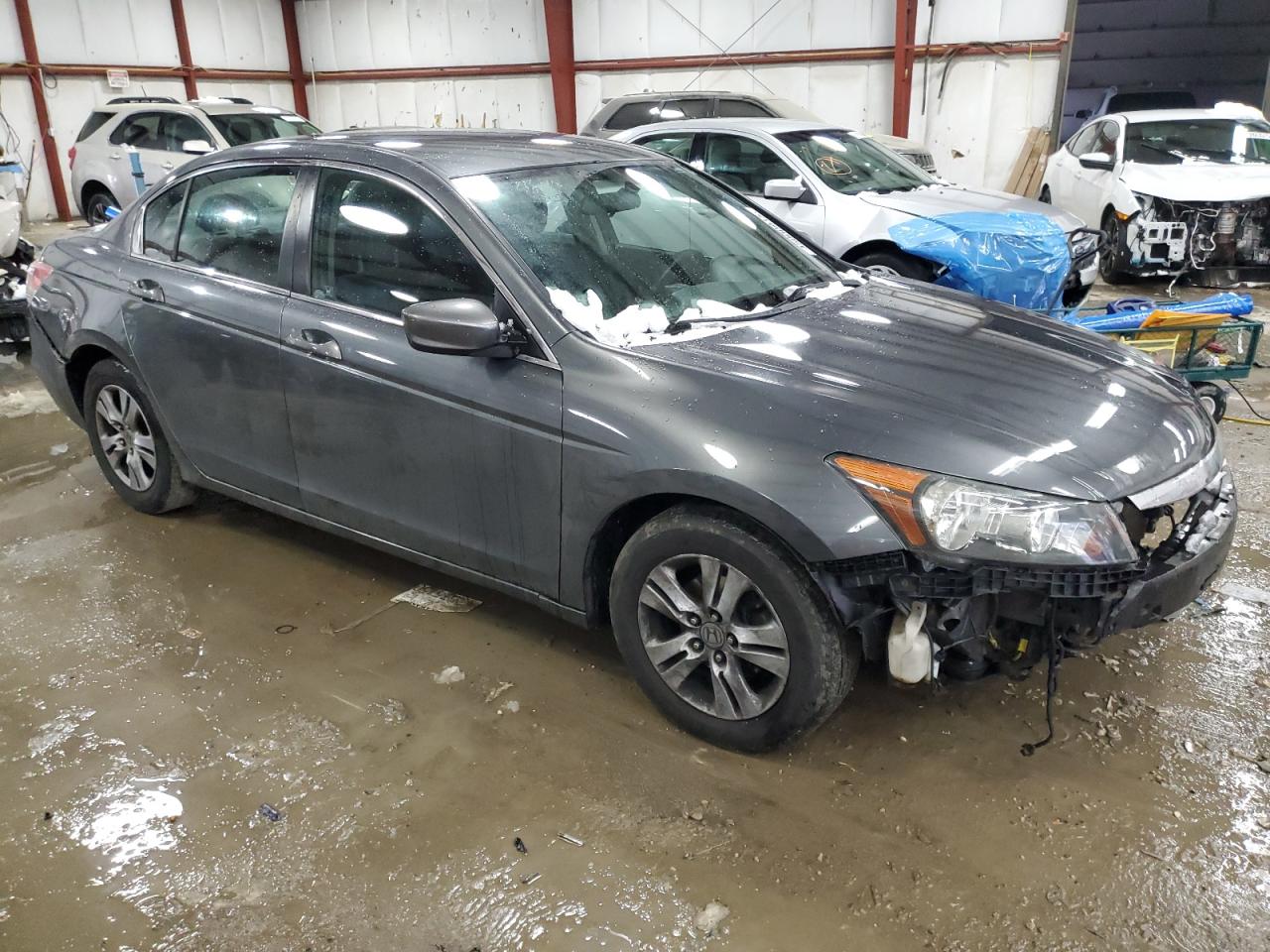 2011 Honda Accord VIN 1HGCP2F40BA024179 Copart auction photo, front end / rear end damage thumbnail 4