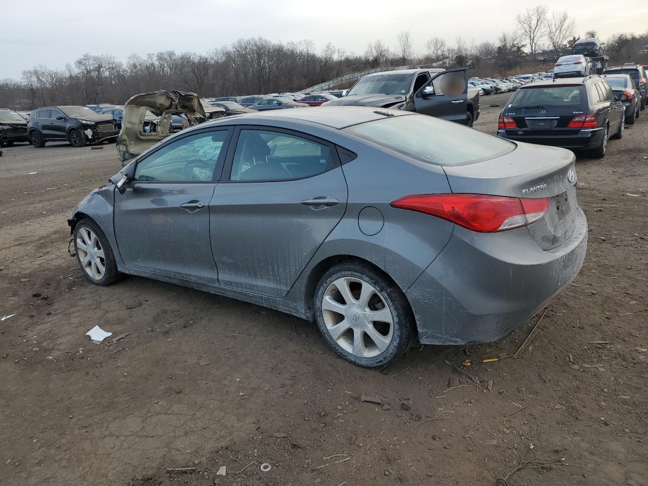 2012 Hyundai Elantra VIN 5NPDH4AE1CH148578 Copart auction photo, front end damage thumbnail 2