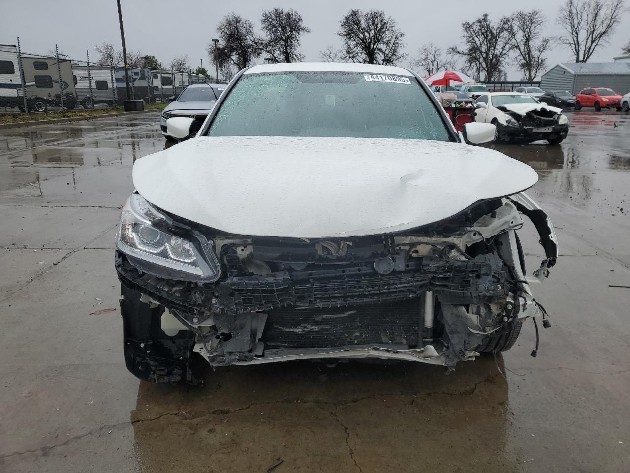 2017 Honda Accord VIN 1HGCR2F55HA275808 Copart auction photo, front end damage thumbnail 5