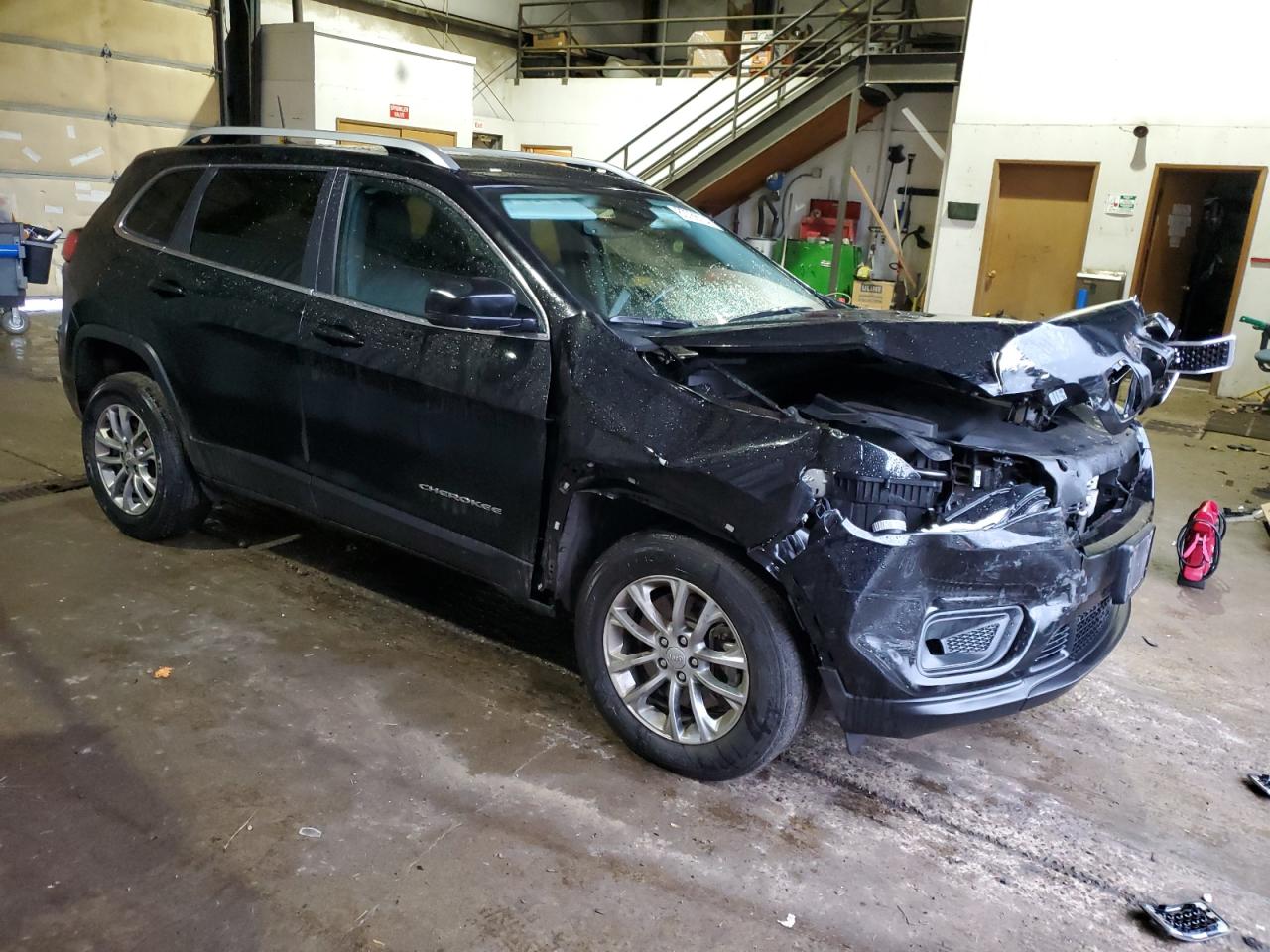 2021 Jeep Grand Cherokee VIN 1C4PJMMX7MD198214 Copart auction photo, front end damage thumbnail 4