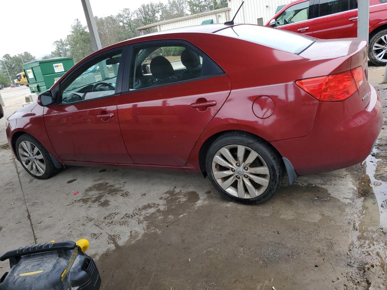 2011 KIA Forte VIN KNAFW4A39B5466165 Copart auction photo, side damage thumbnail 2