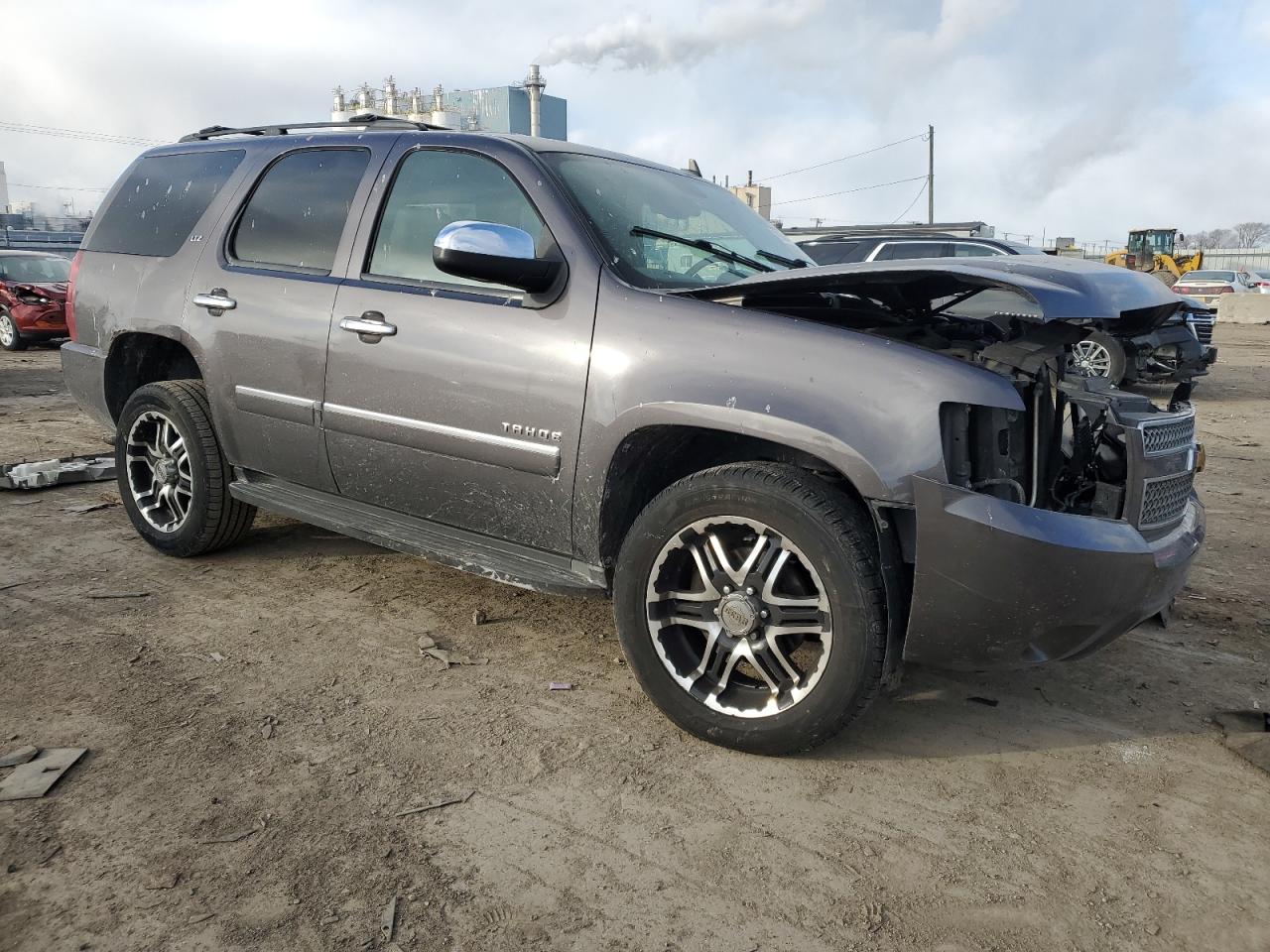 2010 Chevrolet Tahoe VIN 1GNUKCE01AR271966 Copart auction photo, all over damage thumbnail 4