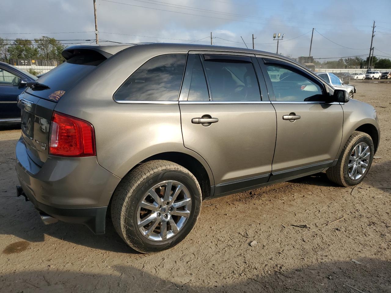 2014 Ford Edge VIN 2FMDK4KC6EBB04035 Copart auction photo, front end / rear end damage thumbnail 3