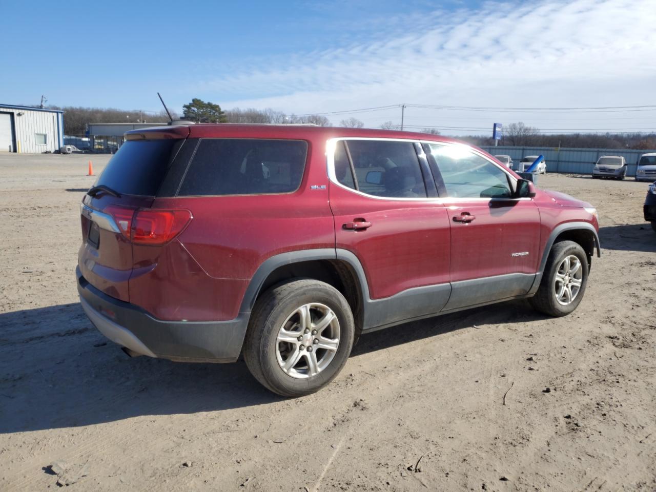 2018 GMC Acadia VIN 1GKKNKLA2JZ237472 Copart auction photo, front end / side damage thumbnail 3