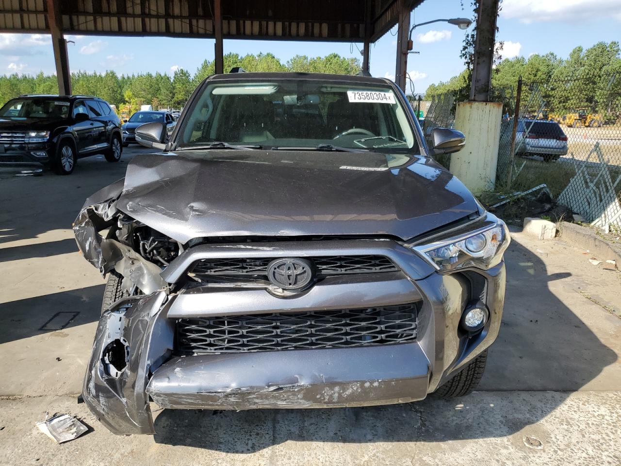 2019 Toyota 4Runner VIN JTEZU5JR2K5210865 Copart auction photo, all over damage thumbnail 5