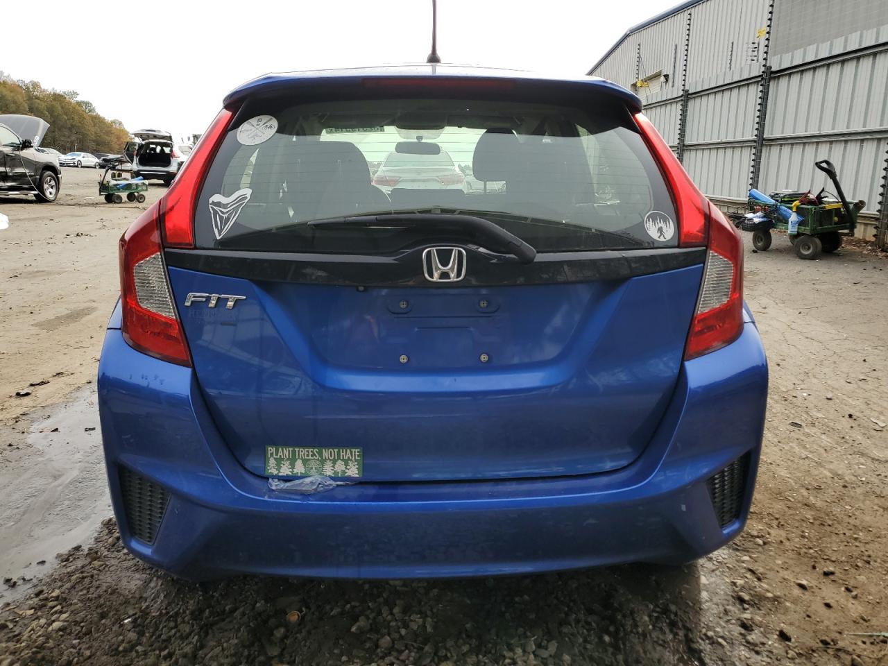 2016 Honda Fit VIN JHMGK5H5XGX026952 Copart auction photo, side / front end damage thumbnail 6