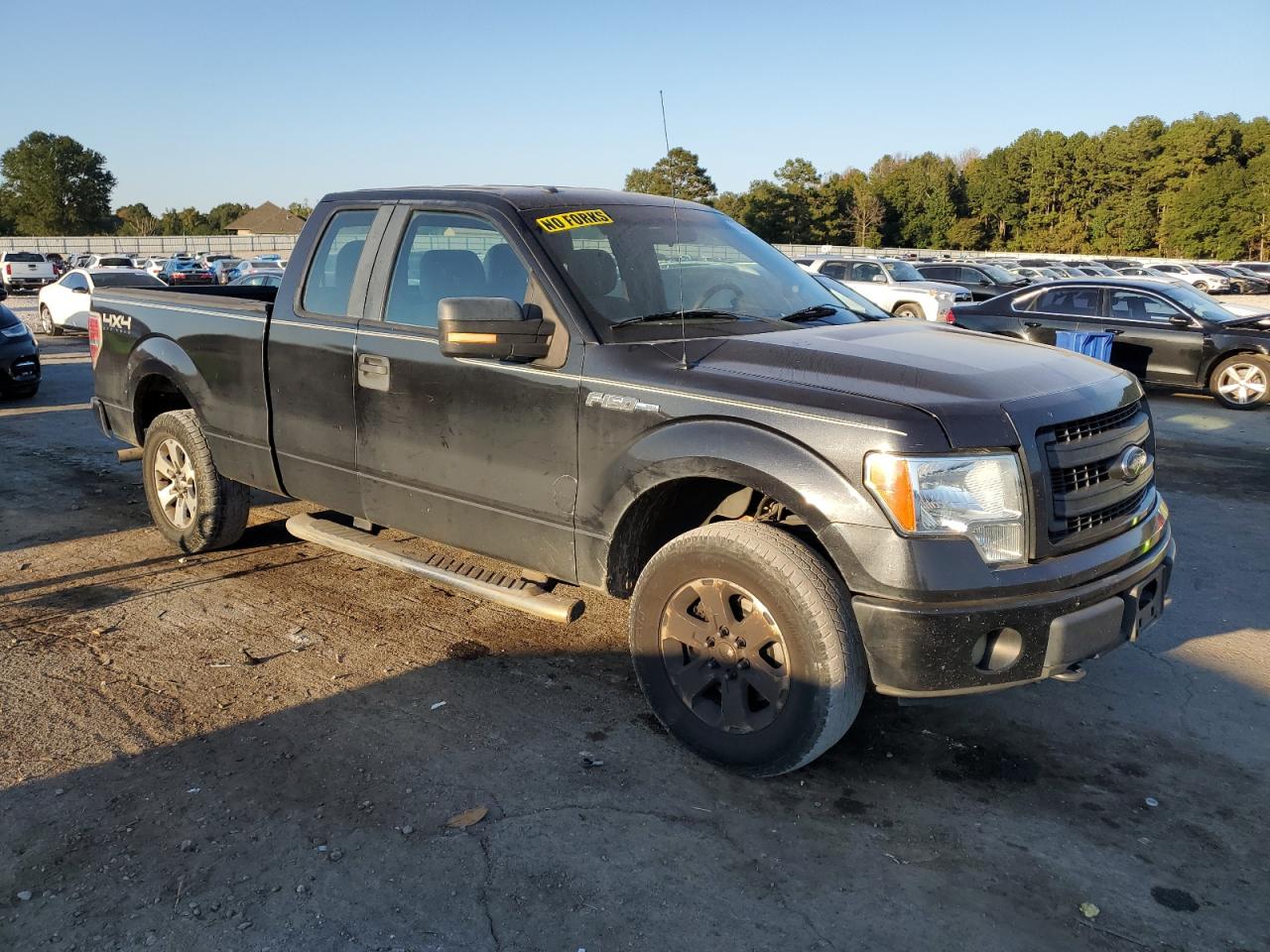 2013 Ford F-150 VIN 1FTFX1EF3DFA23283 Copart auction photo, side / normal wear damage thumbnail 4