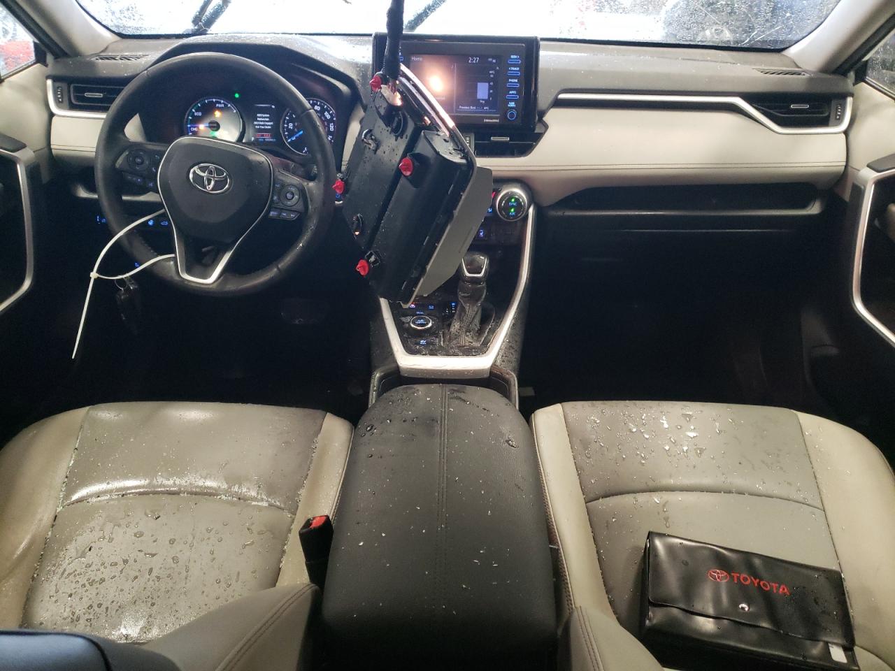 2021 Toyota RAV 4 VIN 2T3B6RFVXMW022135 Copart auction photo, top/roof damage thumbnail 8