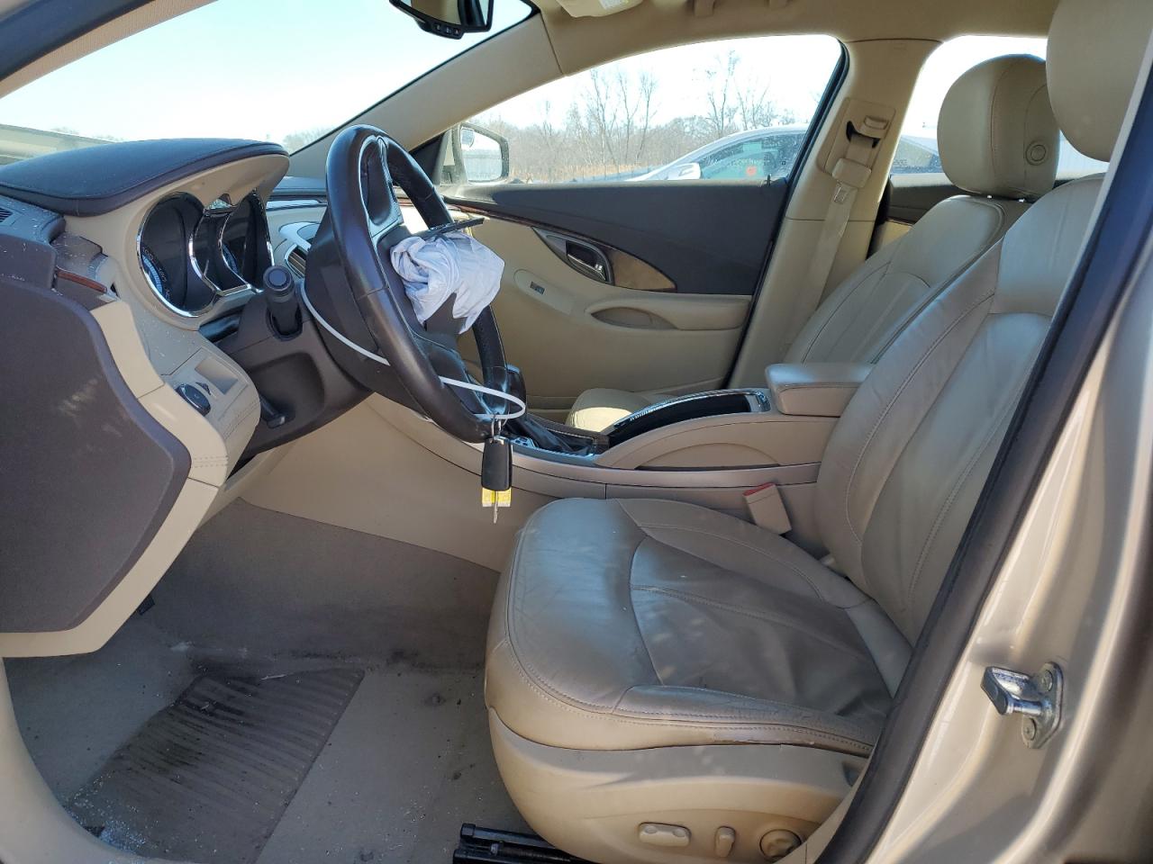 2012 Buick LaCrosse VIN 1G4GC5E31CF161931 Copart auction photo, front end / side damage thumbnail 7