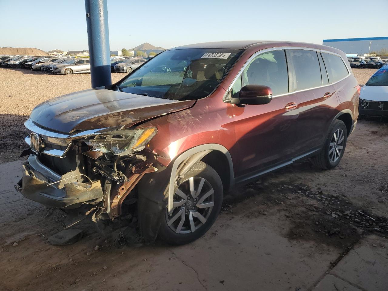 2021 Honda Pilot VIN 5FNYF5H38MB017617