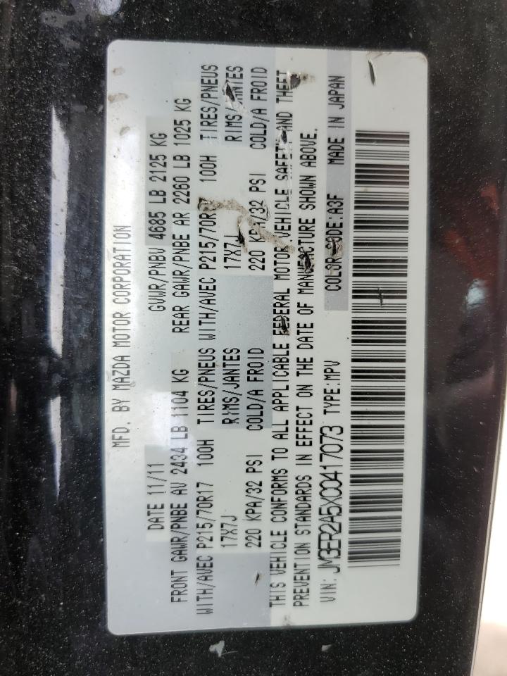 2012 Mazda CX-7 VIN JM3ER2A5XC0417073 Copart auction photo, all over / mechanical damage thumbnail 15