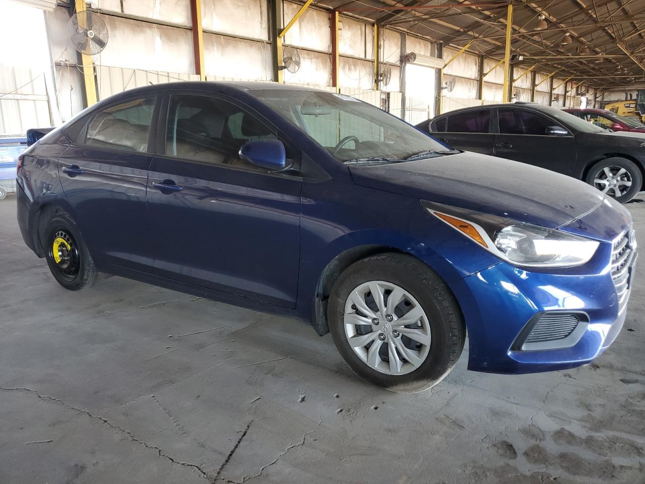 2022 Hyundai Accent VIN 3KPC24A63NE157814 Copart auction photo, rear end damage thumbnail 4