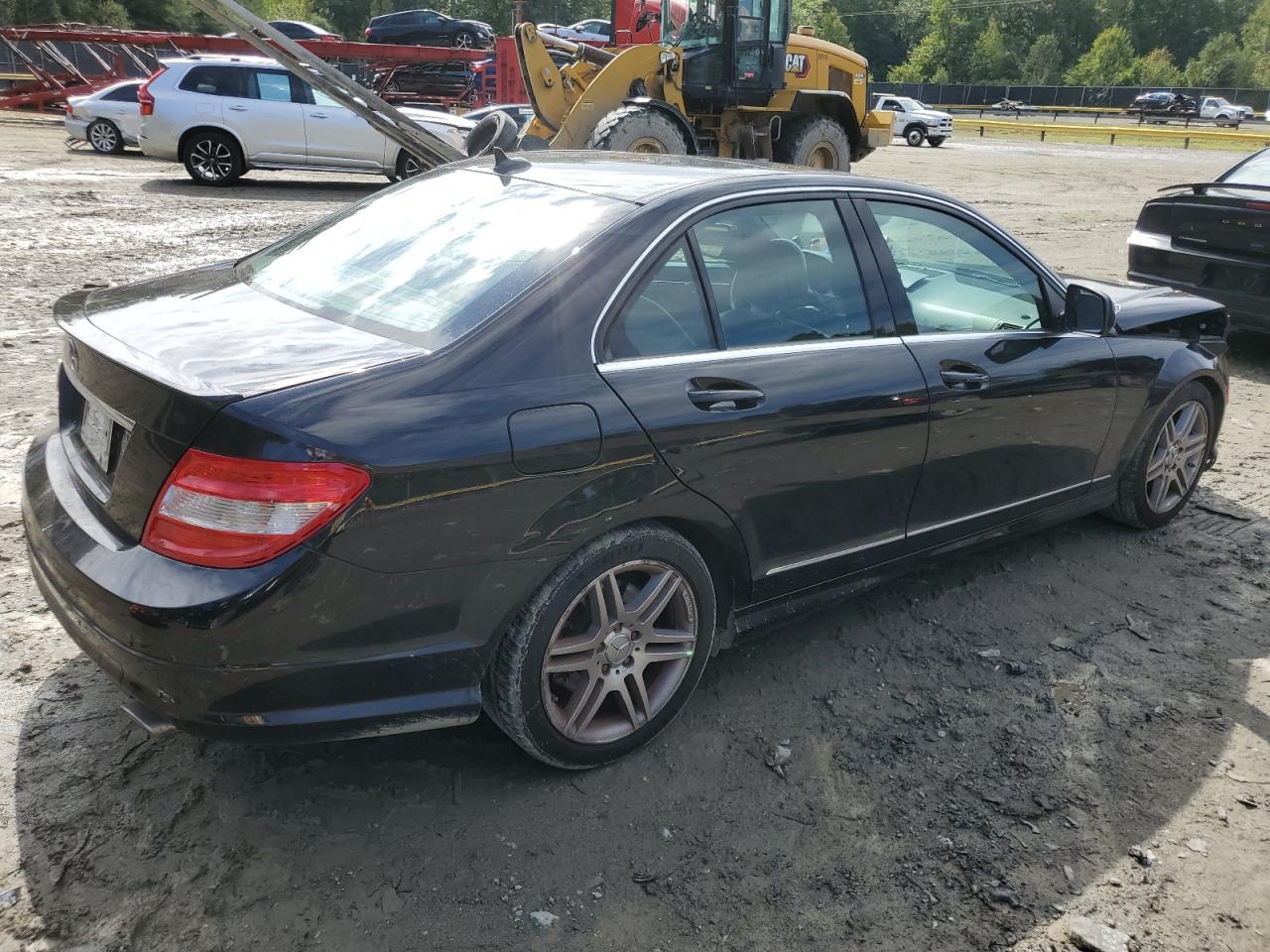 2009 Mercedes-Benz C-klasse VIN WDDGF56X99R073235 Copart auction photo, front end damage thumbnail 3