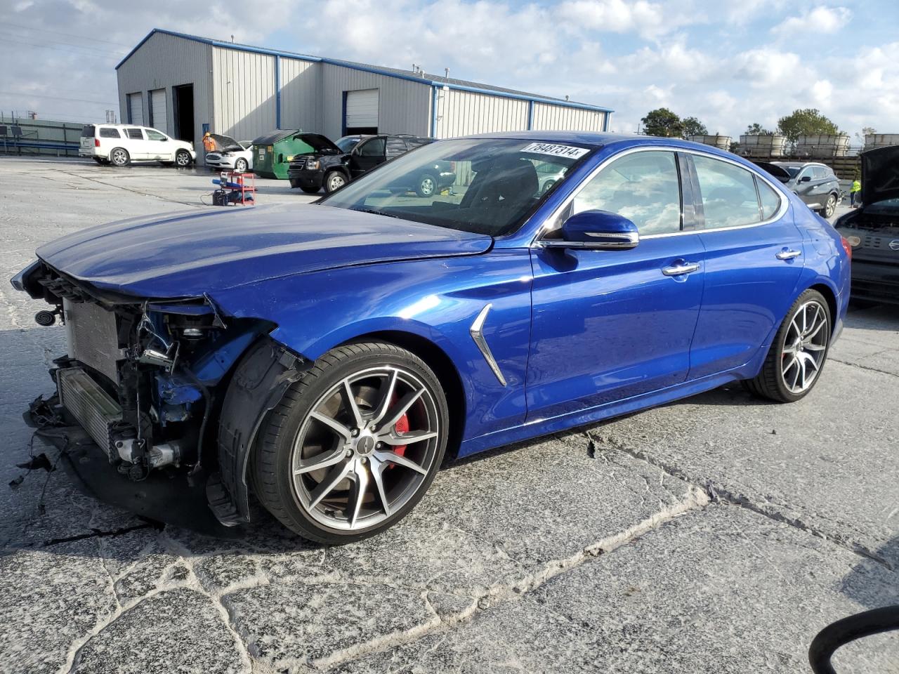 2020 Genesis G70 VIN KMTG24LA1LU063322