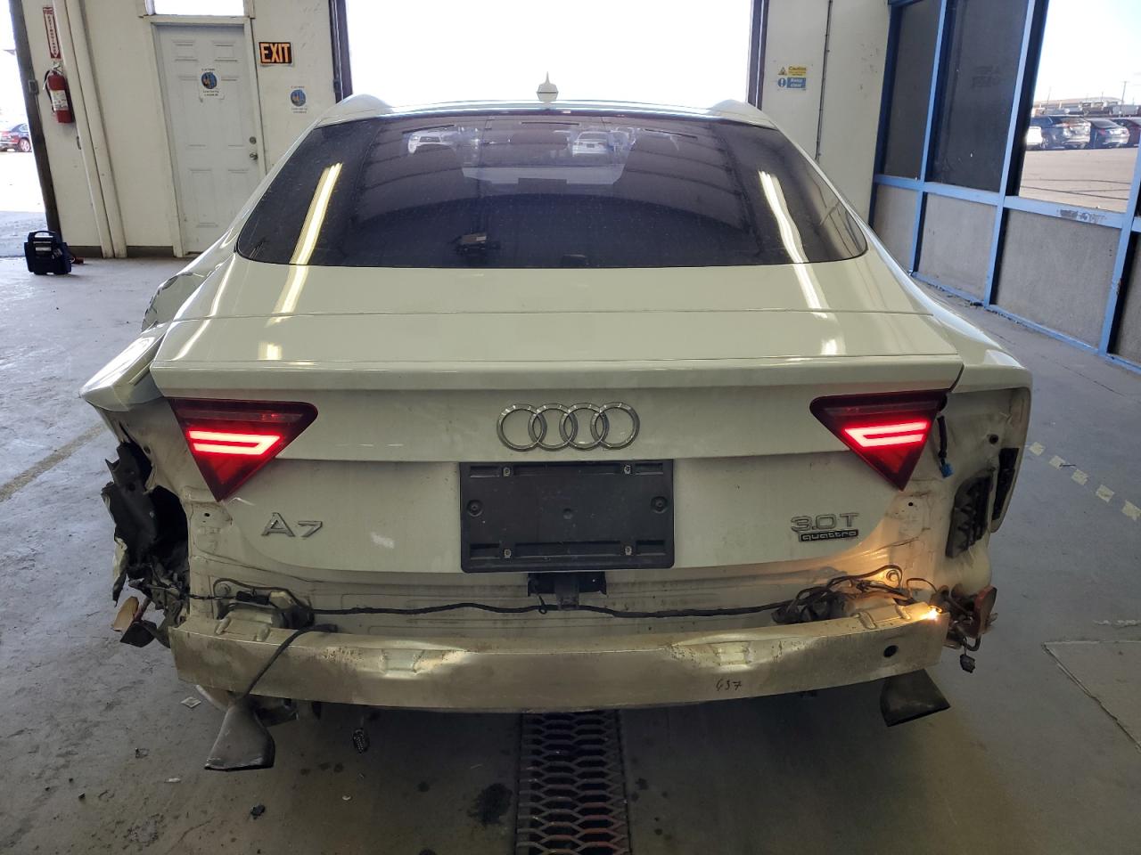 2018 Audi A7 VIN WAU23AFC9JN095554 Copart auction photo, rear end damage thumbnail 6