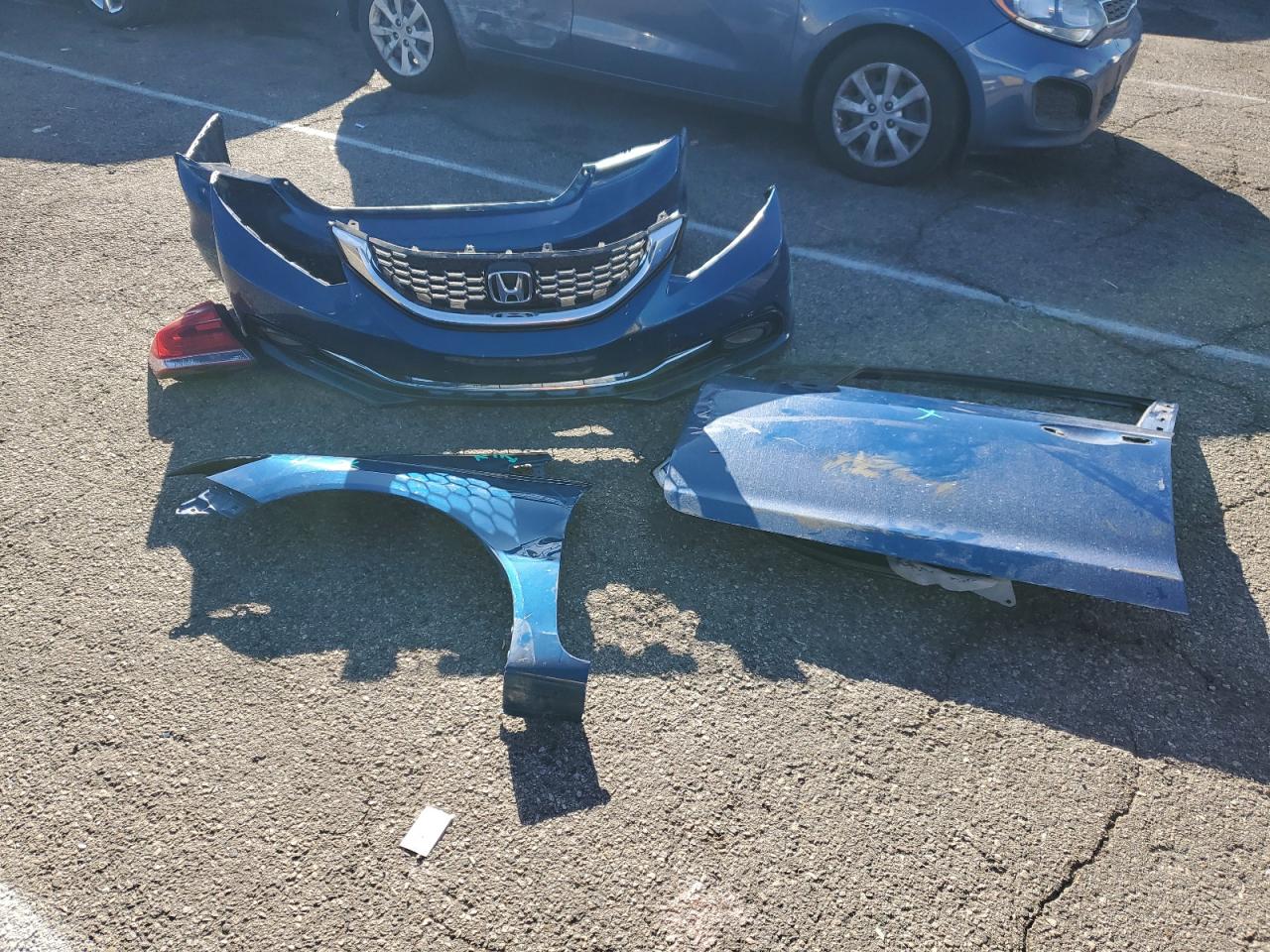 2013 Honda Civic VIN 19XFB2F97DE256655 Copart auction photo, all over damage thumbnail 14