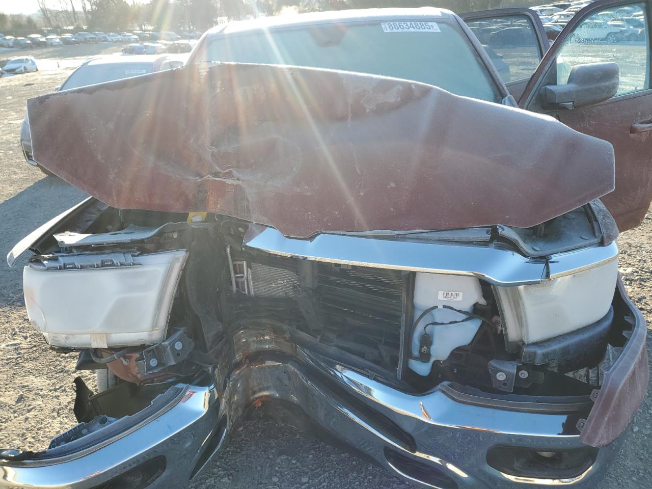 2022 RAM 1500 VIN 1C6SRFFT4NN376107 Copart auction photo, front end / undercarriage damage thumbnail 12