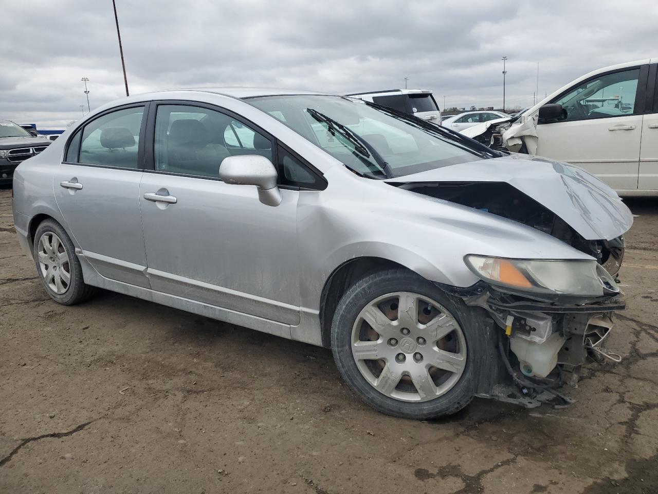 2011 Honda Civic VIN 2HGFA1F51BH511216 Copart auction photo, front end / mechanical damage thumbnail 4