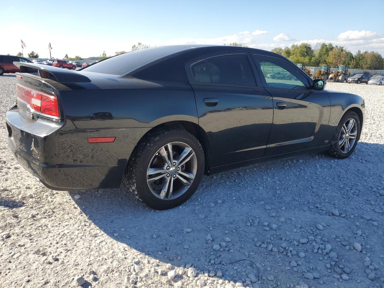 2013 Dodge Charger VIN 2C3CDXFG4DH568403 Copart auction photo, side damage thumbnail 3