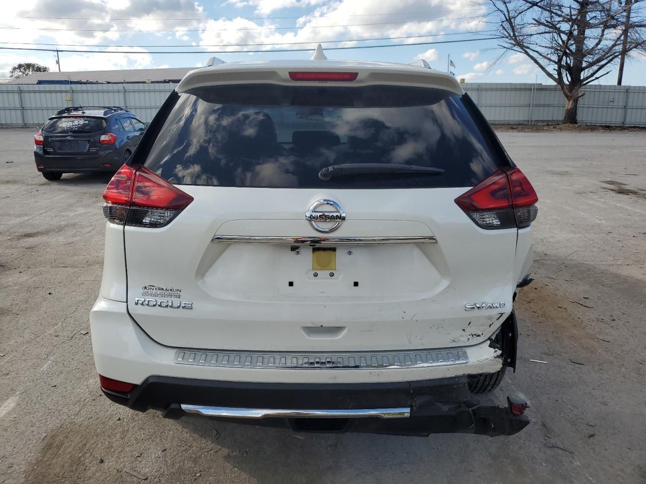2018 Nissan Rogue VIN JN8AT2MVXJW311032 Copart auction photo, rear end / undercarriage damage thumbnail 6