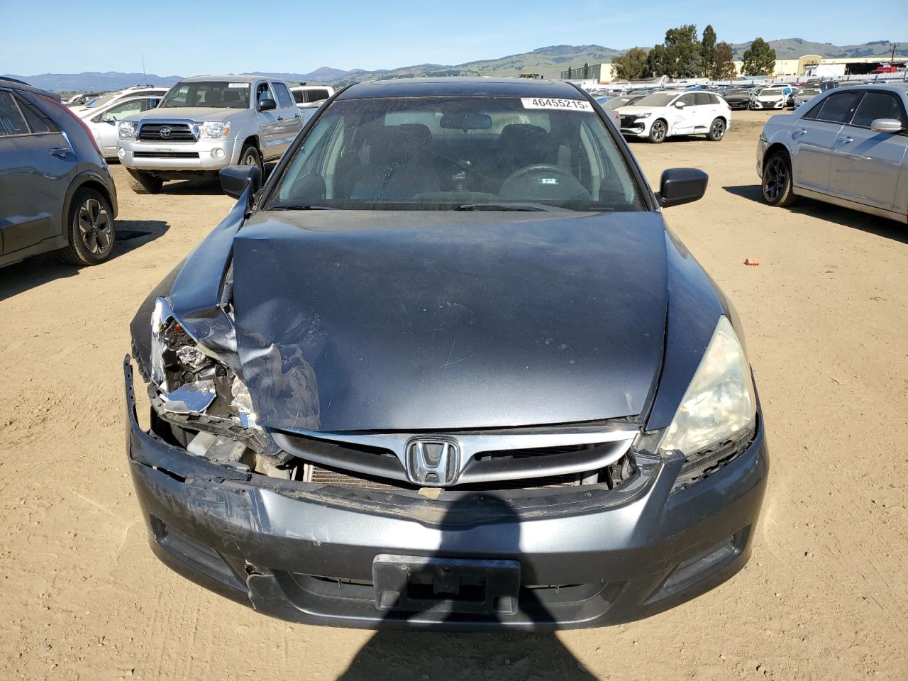 2007 Honda Accord VIN 1HGCM56707A218397 Copart auction photo, front end damage thumbnail 5