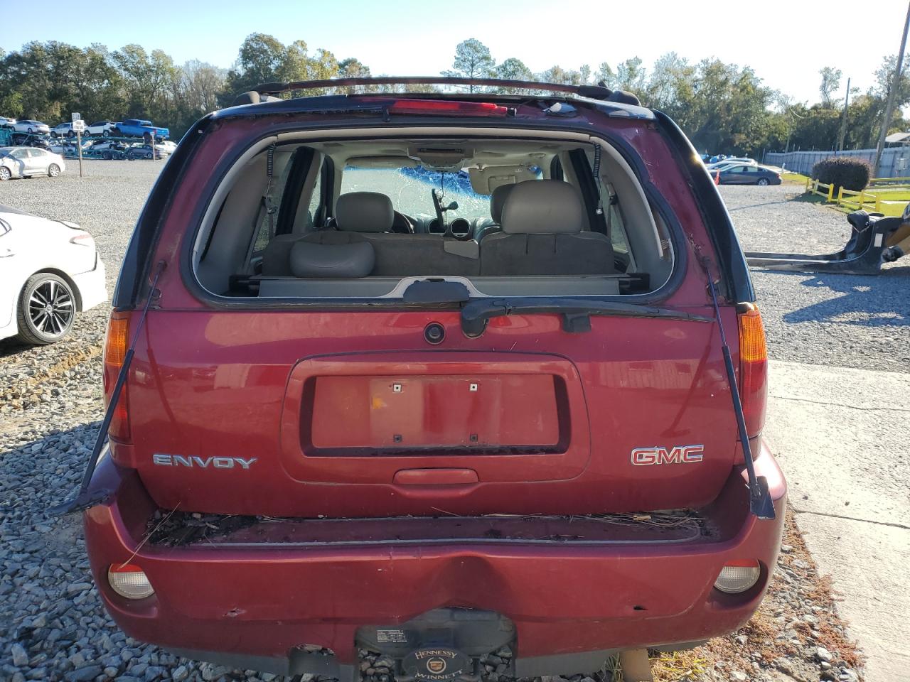 2007 GMC Envoy VIN 1GKES63M472189949 Copart auction photo, all over damage thumbnail 6
