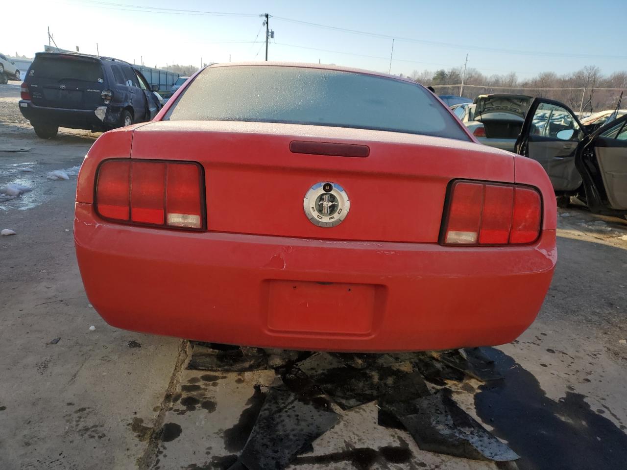 2006 Ford Mustang VIN 1ZVFT80N965235467 Copart auction photo, front end damage thumbnail 6