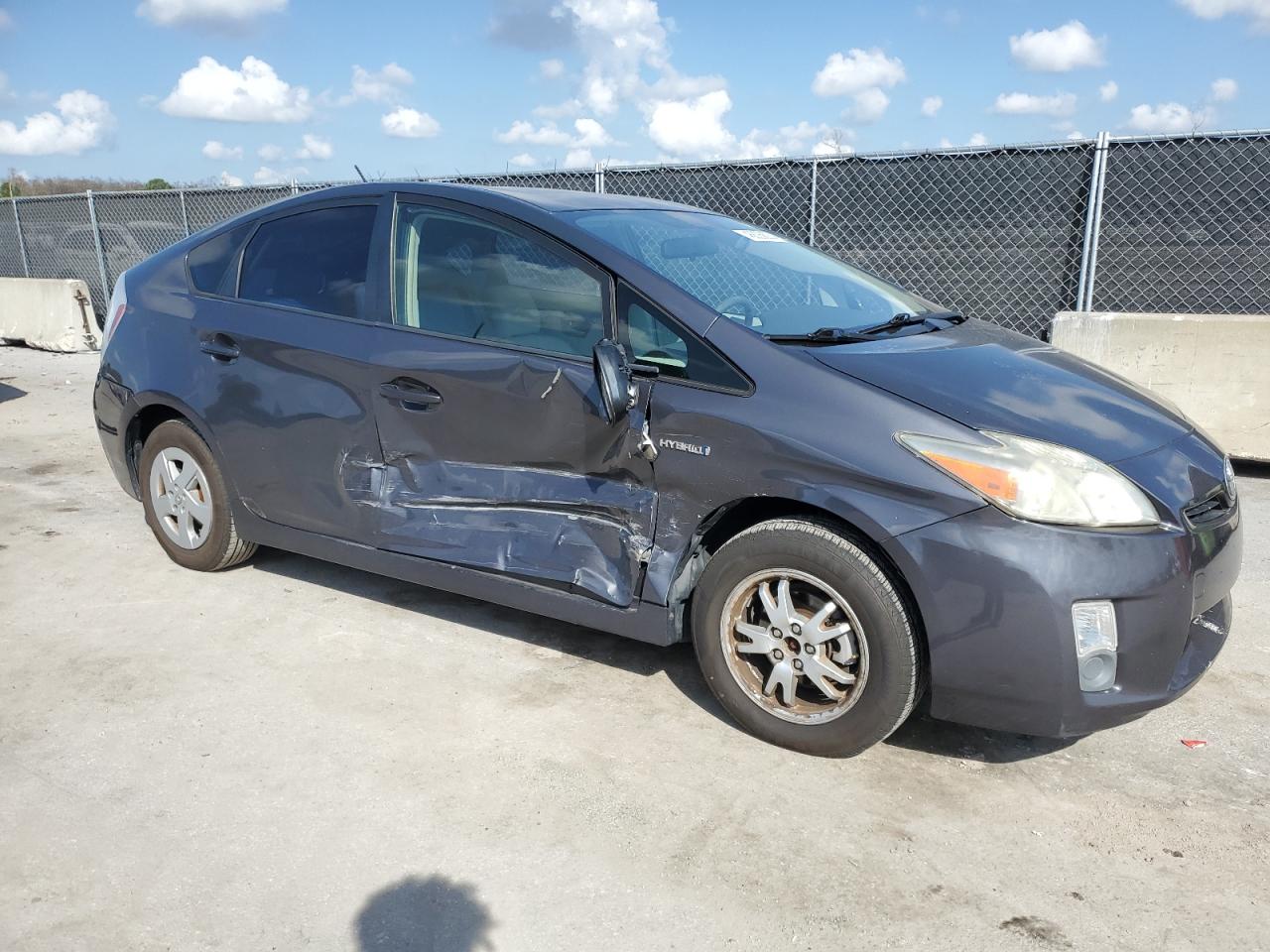 2010 Toyota Prius VIN JTDKN3DU6A0045583 Copart auction photo, side damage thumbnail 4
