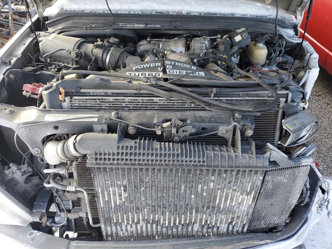 2008 Ford F350 VIN 1FTWW33R58EA65591 Copart auction photo, all over damage thumbnail 11