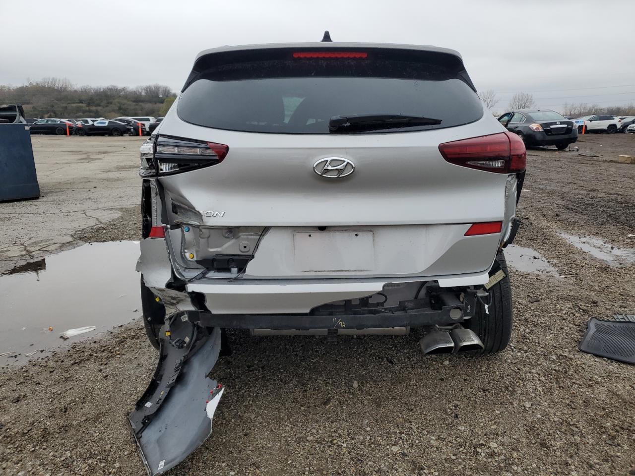 2020 Hyundai Tucson VIN KM8J33ALXLU175211 Copart auction photo, all over damage thumbnail 6