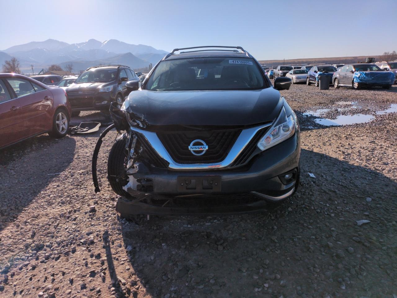 2015 Nissan Murano VIN 5N1AZ2MH9FN269921 Copart auction photo, front end damage thumbnail 5