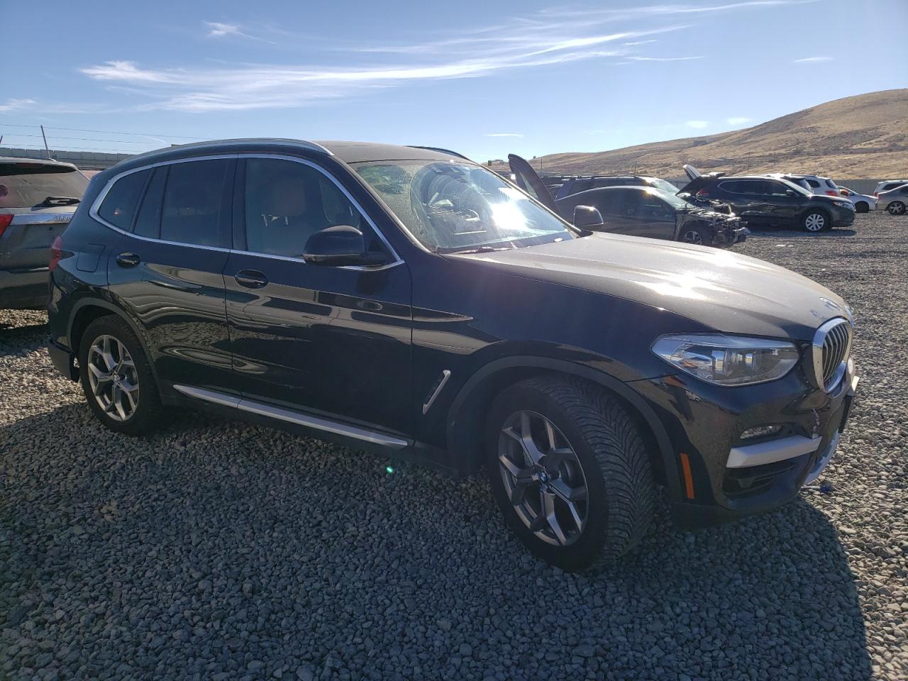 2020 BMW X3 VIN 5UXTY5C03L9B41483 Copart auction photo, rear end damage thumbnail 4
