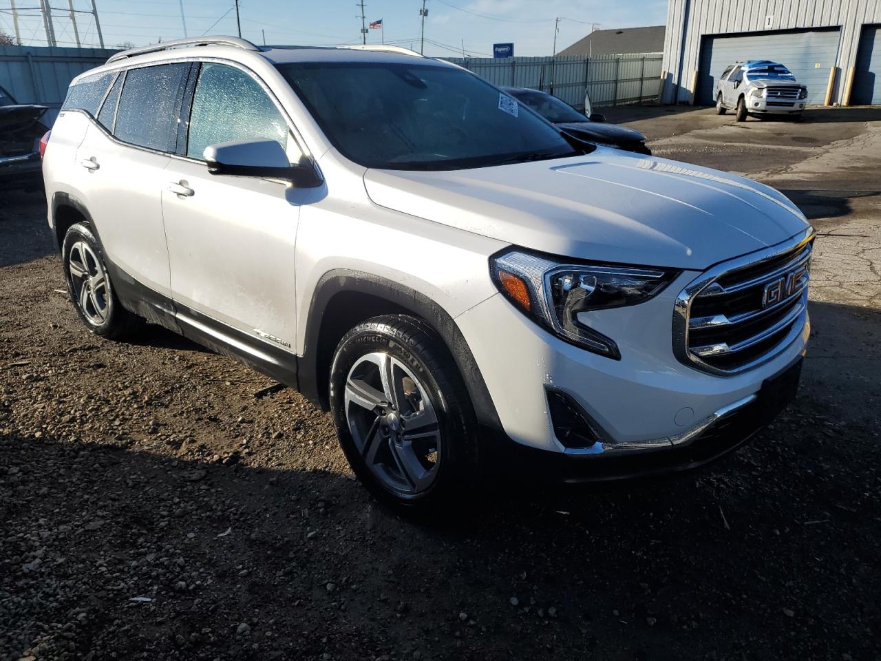 2021 GMC Terrain VIN 3GKALVEV6ML348945 Copart auction photo, rear end damage thumbnail 4