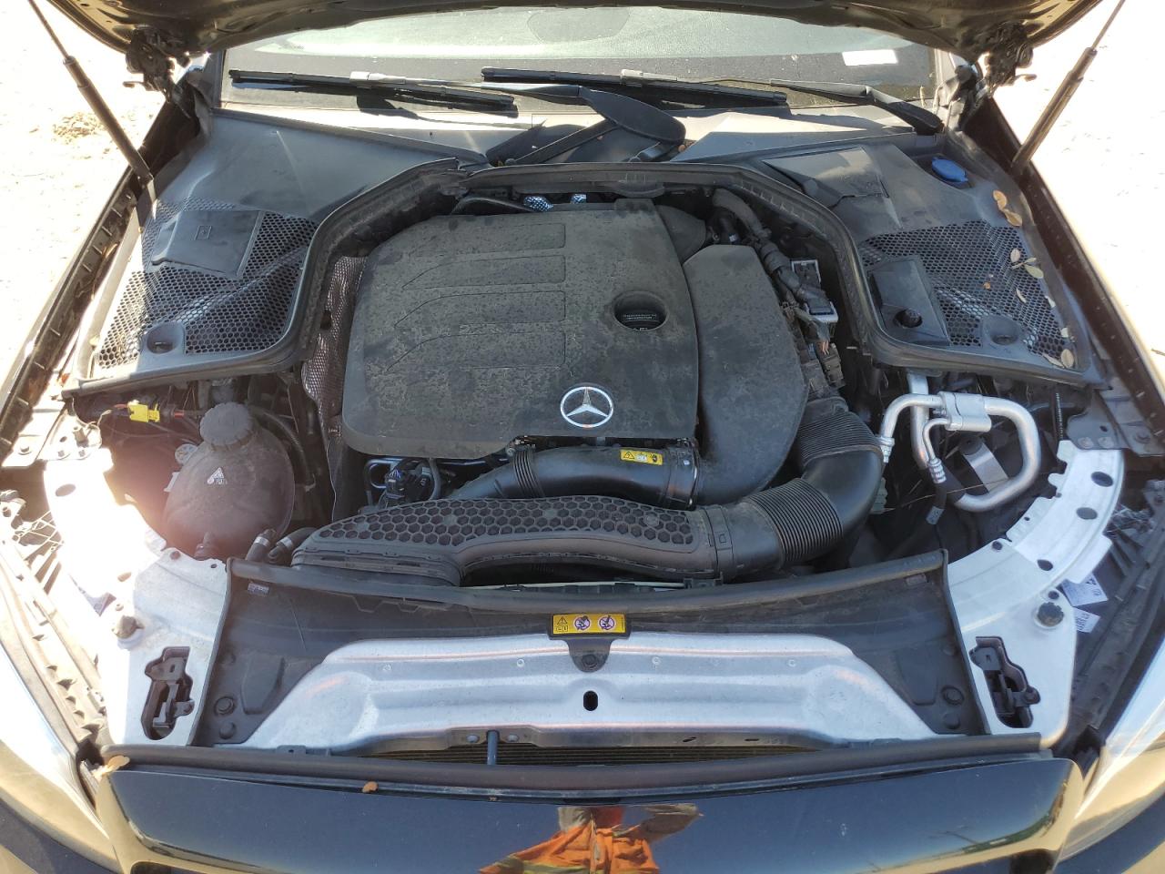 2019 Mercedes-Benz C-klasse VIN WDDWJ8DB8KF922765 Copart auction photo, water/flood / minor dent/scratches damage thumbnail 11