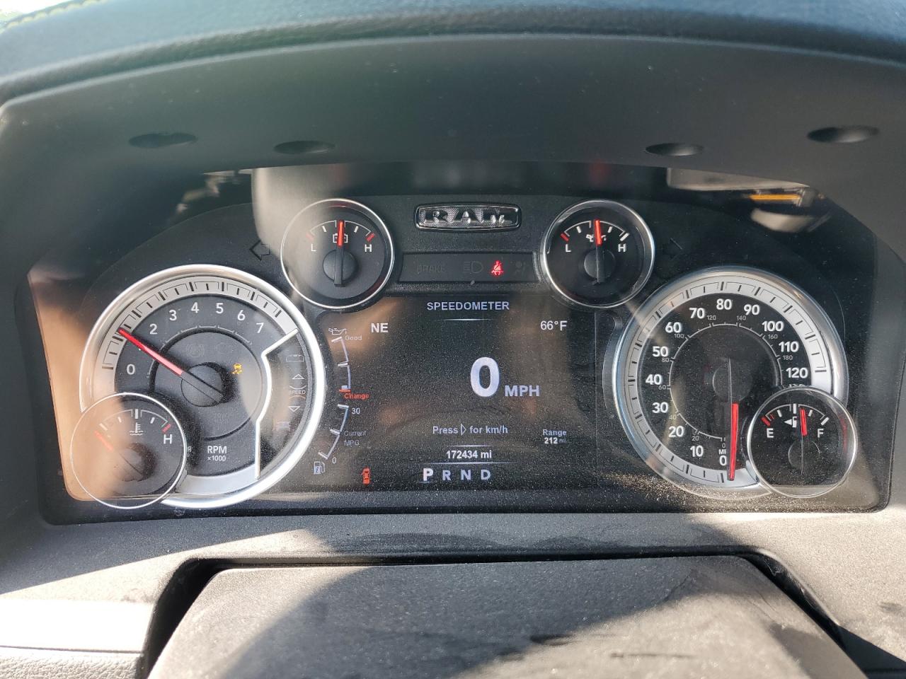2017 RAM 1500 VIN 1C6RR7MT0HS767042 Copart auction photo, front end / rear end damage thumbnail 8