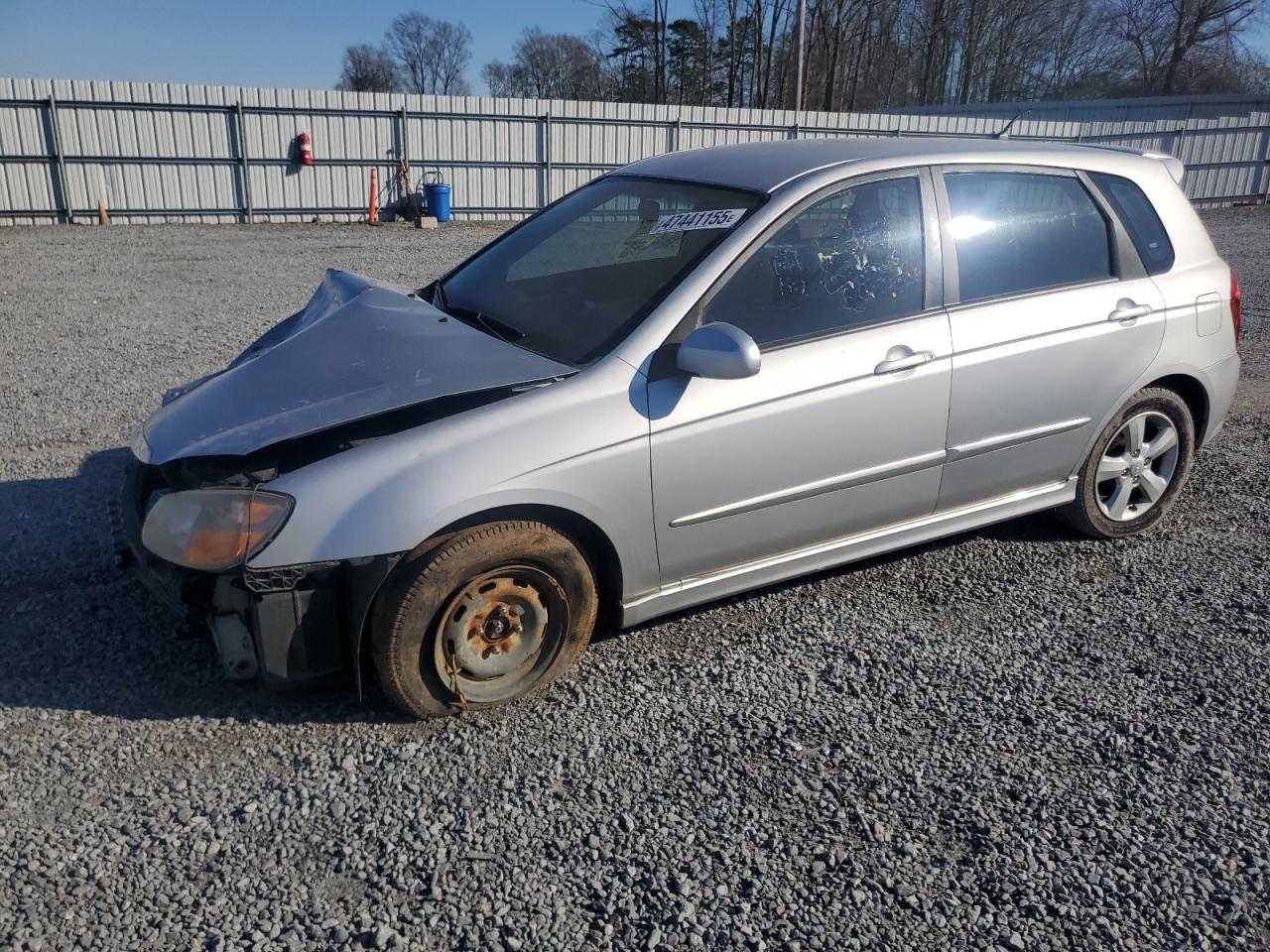 2008 KIA Spectra VIN KNAFE161285017900