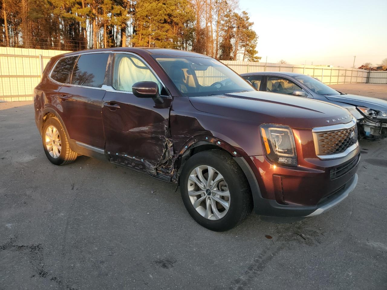 2020 KIA Telluride VIN 5XYP24HC4LG084269 Copart auction photo, side / frame damage damage thumbnail 4