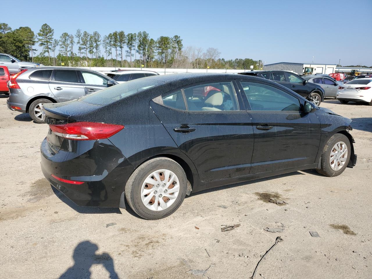 2018 Hyundai Elantra VIN 5NPD74LF8JH309630 Copart auction photo, front end damage thumbnail 3