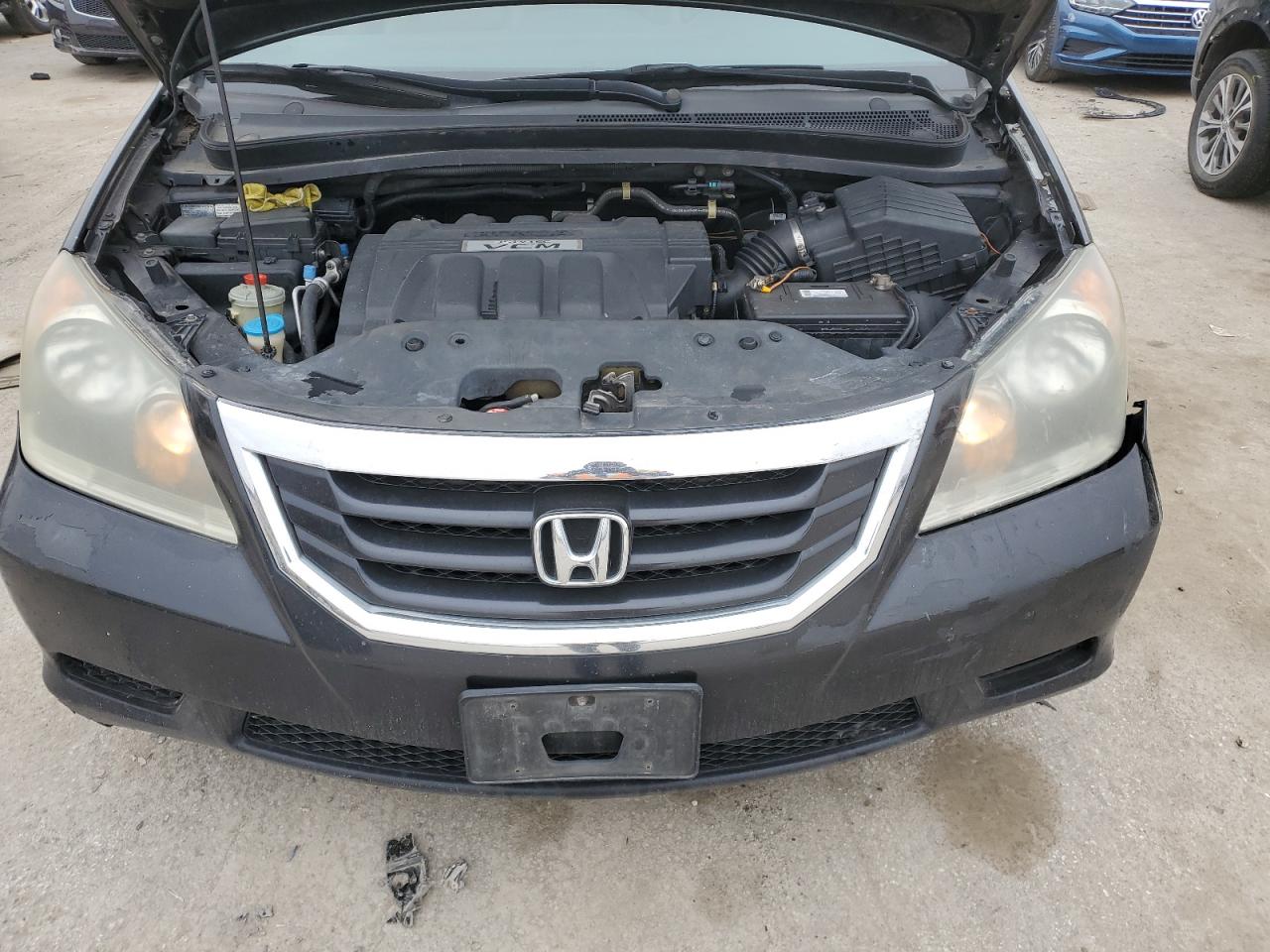 2008 Honda Odyssey VIN 5FNRL38768B078720 Copart auction photo, front end / side damage thumbnail 14
