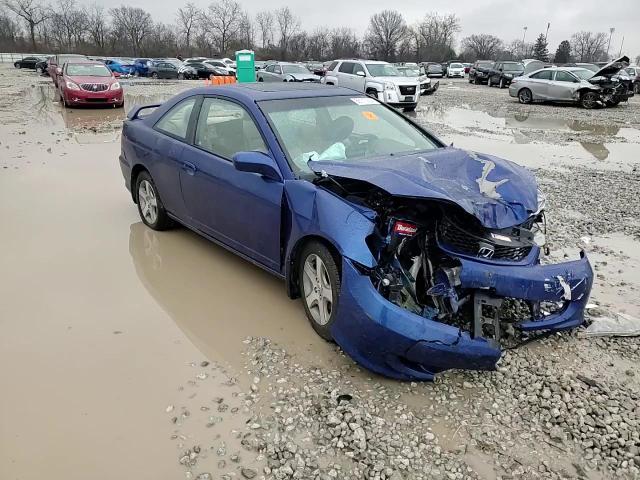 2004 Honda Civic VIN 1HGEM229X4L023504 Copart auction photo, all over damage thumbnail 10