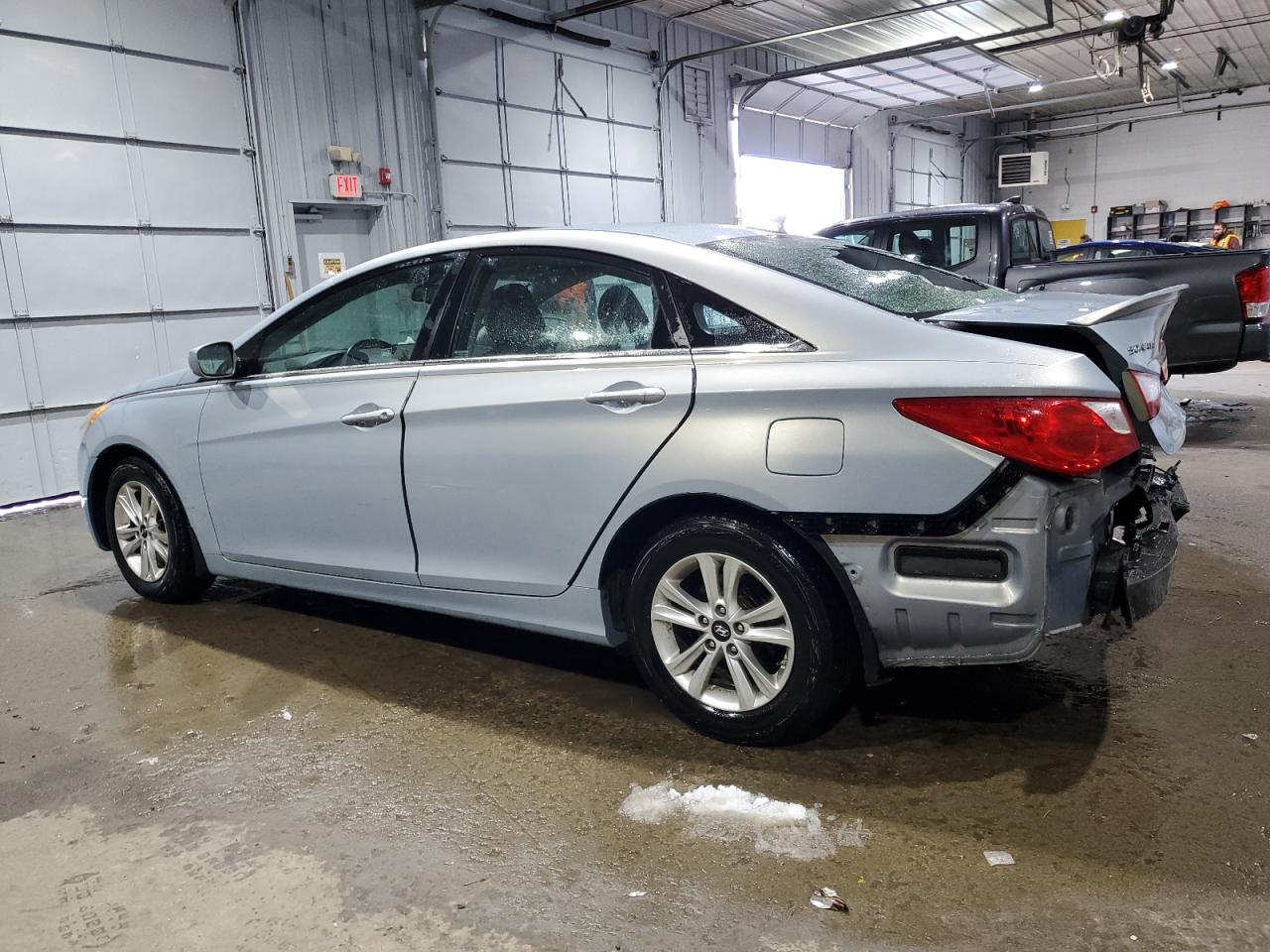 2013 Hyundai Sonata VIN 5NPEB4AC1DH715913 Copart auction photo, rear end / minor dent/scratches damage thumbnail 2