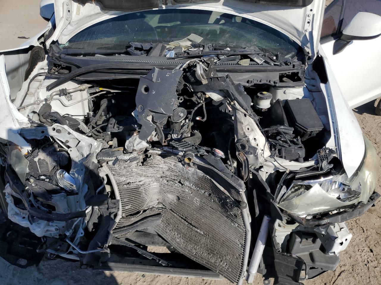 2013 Honda Civic VIN 19XFB2F58DE092068 Copart auction photo, front end damage thumbnail 11