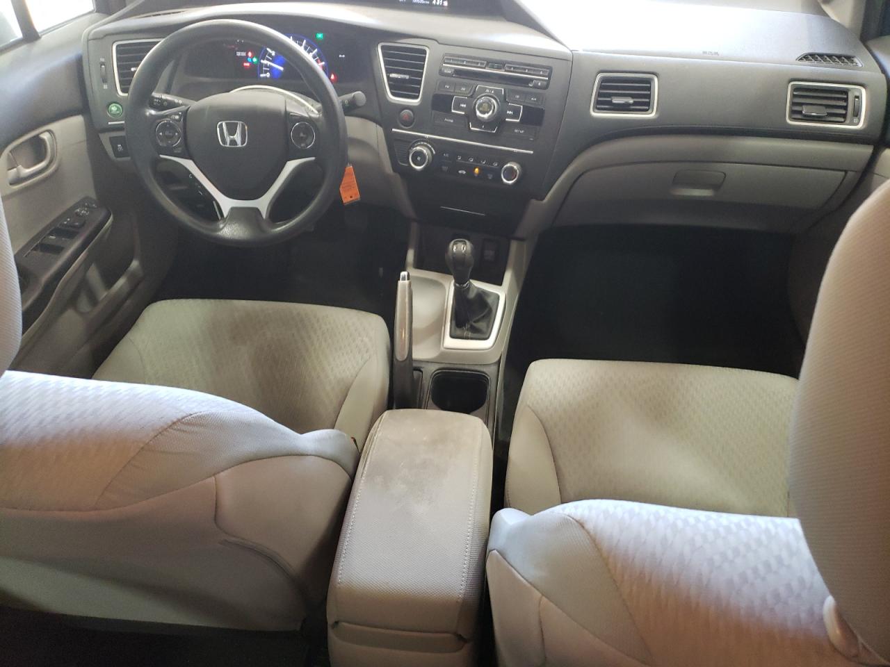 2014 Honda Civic VIN 2HGFB2E57EH534864 Copart auction photo, side damage thumbnail 8