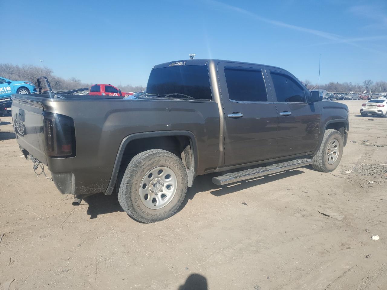 2015 GMC Sierra VIN 3GTP1VEC3FG191932 Copart auction photo, rear end / minor dent/scratches damage thumbnail 3