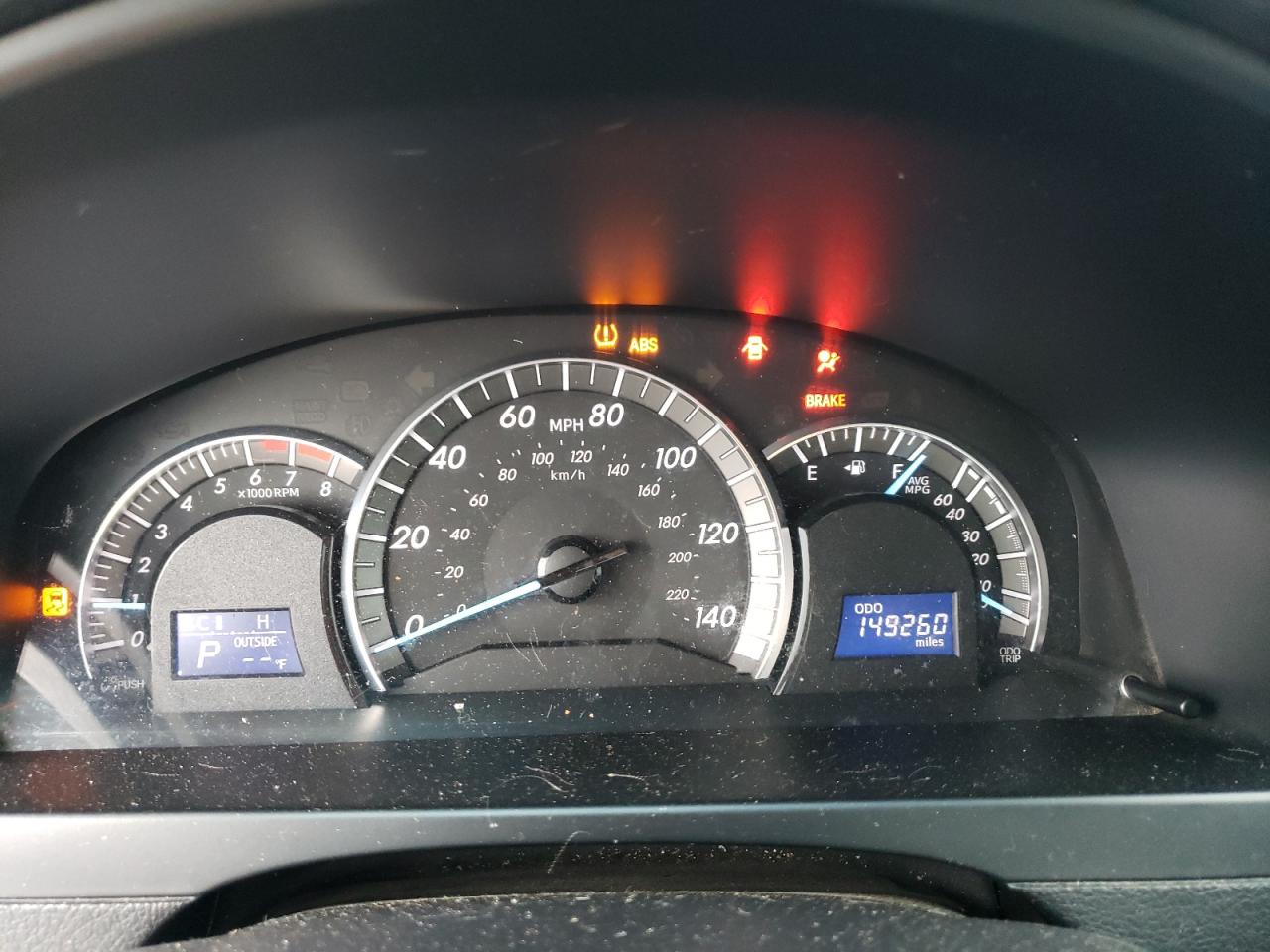 2014 Toyota Camry VIN 4T1BF1FKXEU795589 Copart auction photo, front end / rear end damage thumbnail 9